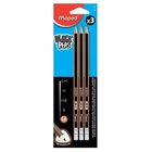 Maped Black Peps matita di grafite HB 3 pezzo(i)