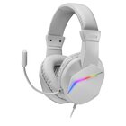 MarsGaming Mars Gaming MH122W cuffia e auricolare Cablato A Padiglione USB tipo A Bianco