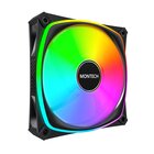 Montech AX120 PRO Case per computer Ventilatore 12 cm Nero 3 pz