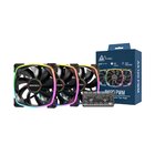 Montech AX120 PWM ARGB Confezione da 3 kit Nero 120mm