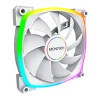 Montech AX140 PWM Case per computer Ventilatore 14 cm Bianco 1 pz