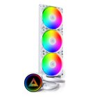 Montech LightFlow ARGB 360 Processore Raffreddatore di liquidi tutto in uno 12 cm Bianco 1 pz
