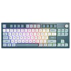 Montech MKey TKL tastiera Gaming USB Grigio scuro, Azzurro, Bianco