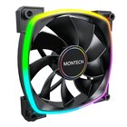 Montech RX140 PWM Case per computer Ventilatore 14 cm Nero 1 pz