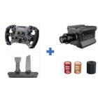 Moza Racing Formula Pole BUNDLE COMPLETO - R12 Interasse trasmissione diretta (12Nm) + GS V2P Volante (30cm) + Pedaliera MOZA SR-P + Kit accessori MOZA SR-P