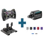 Moza Racing GT 12H BUNDLE - R21 Ultra Direct Drive Wheel Base Interasse (21Nm) + Volante KS GT (30 cm) Volante GT realizzato in carbonio + CRP2 Pedaliera + RS069 Kit molle