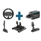 Moza Racing RALLY 1 BUNDLE  - R25 Ultra True Torque DD Wheel Base Interasse 25Nm di coppia costante + RS V2 Volante (33 cm) + Pedale frizione CRP2 + CRP2 Pedaliera + Cambio sequenziale SGP