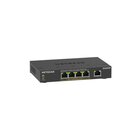 Netgear GS305Pv3 Non gestito Gigabit Ethernet (10/100/1000) Supporto Power over Ethernet (PoE) Nero