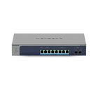 Netgear MS510TXUP switch di rete Gestito L2/L3/L4 10G Ethernet (100/1000/10000) Supporto Power over Ethernet (PoE) Grigio, Blu