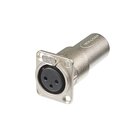 Neutrik NA3FDM adattatore per inversione del genere dei cavi XLR Argento