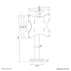 NEWSTAR Neomounts DS42-430BL12 Supporto da tavolo per TV 23-43"- a fissaggio - girevole