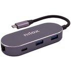 Nilox MINI DOCKING STAT HDMI 3USB PD ETH USB tipo-C