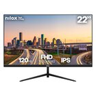 Nilox MONITOR 22 IPS 120 HZ VGA HDMI Monitor PC 54,6 cm (21.5") 1920 x 1080 Pixel Full HD LCD Nero