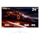 Nilox MONITOR 24 IPS 200HZ 1MS HDMI Y DP Monitor PC 60,5 cm (23.8") 1920 x 1080 Pixel Full HD LCD Bianco