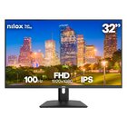 Nilox MONITOR 32 IPS 4MS HDMI VGA 100HZ Monitor PC 81,3 cm (32") 1920 x 1080 Pixel Full HD LCD
