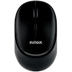 Nilox Mouse Dual Silent recharg. Black