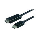 Nilox NX090208105 cavo e adattatore video 1 m DisplayPort HDMI Nero