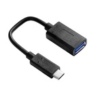 Nilox NX090301127 cavo di interfaccia e adattatore USB 3.1 C USB 3.0 A Nero