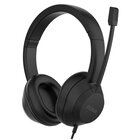 Nilox NXAUSB02 cuffia e auricolare Cuffie Cablato Casco Musica e Chiamate USB tipo A Nero