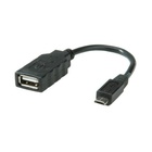 Nilox RO11.02.8311 cavo di interfaccia e adattatore Micro-USB B USB 2.0 A Nero