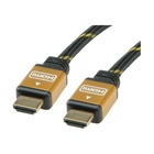 Nilox ROLINE 11.04.5506 cavo HDMI 10 m HDMI tipo A (Standard) Nero, Oro
