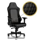 Noblechairs Hero Nero Oro - Sedile riempito d'aria Schienale imbottito