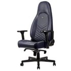 Noblechairs ICON Real Leather Gaming Chair - Blu notte/Grafite