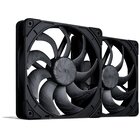 Noctua NF-A14X25 G2 PWM SX2-PP CHROMAX.BLACK sistema di raffreddamento per computer Case per computer Ventilatore 14 cm Nero 2 pz