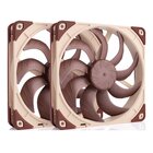 Noctua NF-A14X25 G2 PWM SX2-PP sistema di raffreddamento per computer Case per computer Ventilatore 14 cm Beige 2 pz