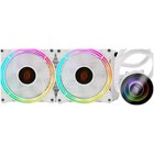 NOUA DISSIPATORE A LIQUIDO SIBERUS TR241 WHITE RAINBOW RGB 200W