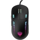 NOUA MOUSE GAMING LOOP CAVO USB NERO E GRAFICHE ROSA/AZZURRO 9 PULSANTI