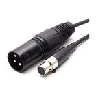 Ollo Cavo da Mini XLR 3 poli volante Maschio a XLR 3 poli volante Femmina 100 cm
