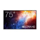 Optoma N3751K Pannello piatto per segnaletica digitale 190,5 cm (75") LED Wi-Fi 450 cd/m² 4K Ultra HD Nero Android 11 24/7