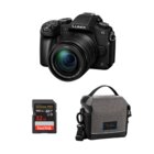 Panasonic Lumix G80 + 12-60mm f/3.5-5.6 HF Power OIS Nero + SD Extreme Pro 32GB HC V30, U3, UHS I, C10 - 100MB/s lettura, 90MB/s scrittura + Skyline V2 Corredo 7 Nero