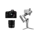 Panasonic Lumix S5 II + 20-60mm f/3.5-5.6 + 50mm f/1.8 + DJI RS4 Mini Combo