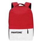 Pantone PT-BPK001R1 zaino Zaino casual Rosso, Bianco Poliestere