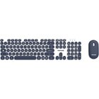 Pantone PT-MK004N Kit Tastiera e Mouse Wireless Blu