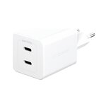 PanzerGlass empower™ by ® Turbo 45W Charger incl. 2 x USB-C | EU Plug | Bianco Argento