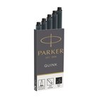 Parker Quink inktpatronen zwart, doos met 5 stuks ricaricatore di penna Nero 5 pezzo(i)