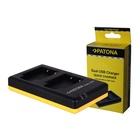 Patona Caricabatterie USB da Auto 2 Batterie per CoolPix