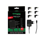 Patona Alimentatore Premium 65W PD 5V/3A 9V/3A 12V/3A 15V/3A 20V/3,25A USB-C con adattatori