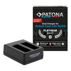 Patona Caricabatteria doppio per Action Cam Life SL3 e SL4