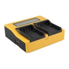 Patona Caricabatteria LCD USB doppio per Sony NP-FP50