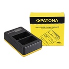Patona Caricabatterie DUAL USB per Canon LP-E6