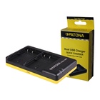 Patona Caricabatterie DUAL USB per Canon Powershot