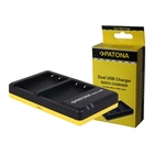 Patona Caricabatterie DUAL USB per DMW-BLC12