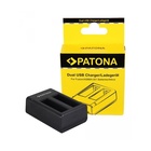 Patona Caricabatterie DUAL USB per GoPro