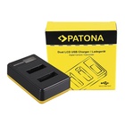 Patona Caricabatterie DUAL USB per Sony NP-BX1