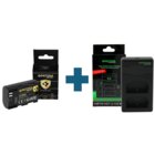 Patona Doppio Caricabatteria USB Premium Twin Performance PD per Canon LP-E6 + Batteria LP-E6NH Protect