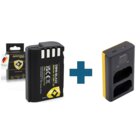 Patona Doppio Caricabatterie USB per Panasonic DMW-BLK22 + batteria DMW-BLK22 Protect 2250mAh 7,2V